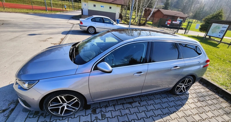 Peugeot 308 cena 46500 przebieg: 139000, rok produkcji 2017 z Siewierz małe 301